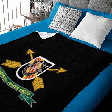 Discover Army 5th Special Forces Group Vietnam Flash Baby Blankets