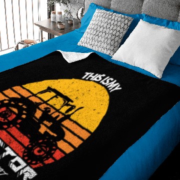 Discover TRACTOR PULLING DRIVING MY TRACTOR Baby Blankets
