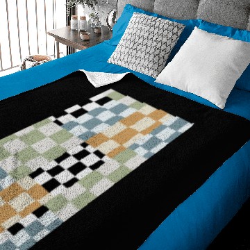 Discover Mismatch Checkerboard Pattern Classic Baby Blankets