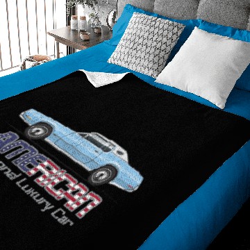 Discover American Light Blue Baby Blankets