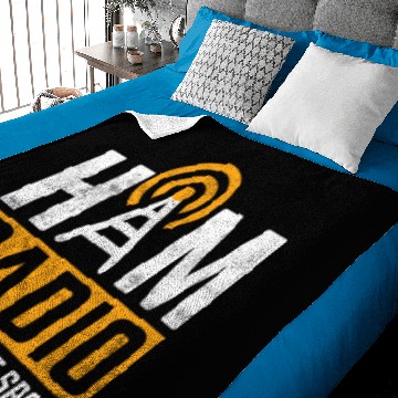 Discover Ham Radio It´s a Contact Sport ham radio, amateur Baby Blankets