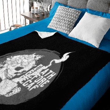 Discover Death before Decaf Skeleton Coffee Classic Baby Blankets