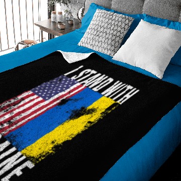Discover I stand with Ukraine Stop Ukraine War Baby Blankets