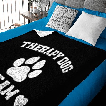 Discover Therapy Dog Team Baby Blankets