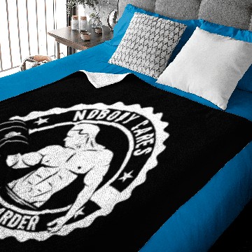 Discover Nobody Cares Work Harder Baby Blankets