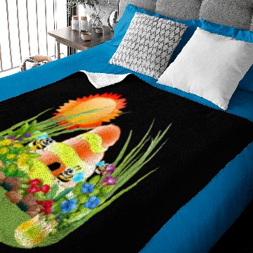 Discover Bee Hive Home Baby Blankets