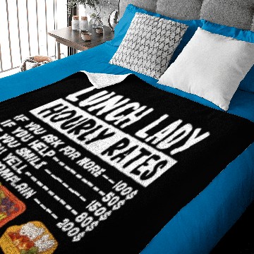 Discover School Cafeteria Worker Lunch Lady Baby Blankets