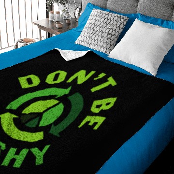 Discover don't be trashy Baby Blankets
