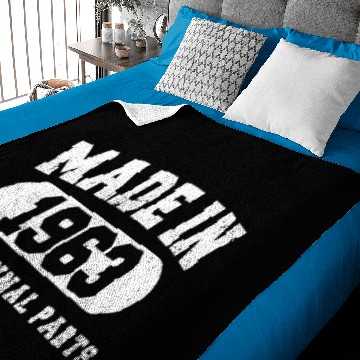 Discover Made In 1963 Sarcastic Cool Graphic Baby Blankets