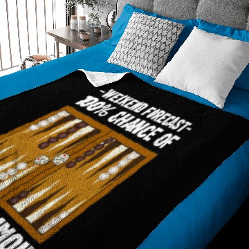 Discover Backgammon Board Game Player Rules Baby Blankets