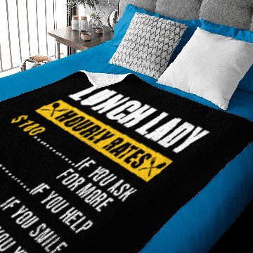 Discover School Cafeteria Worker Lunch Lady Baby Blankets