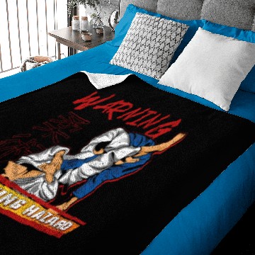 Discover Jiu Jitsu Warning Choking Hazard Baby Blankets