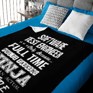 Discover Software Test Engineer Baby Blankets - Multitasking Ninj