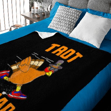 Discover Turkey Trot Squad Funny Thanksgiving Day Run Baby Blankets