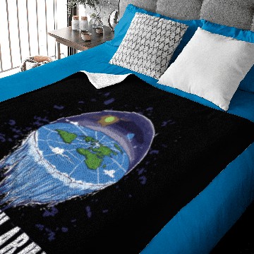Discover Flat Earth Theory Flat Earth Army Earth Baby Blankets