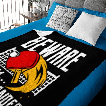 Discover Ping Pong Player Table Tennis Gift Baby Blankets