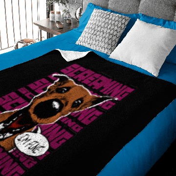 Discover screaming dog i'm fine Baby Blankets