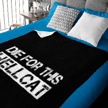 Discover Die for this hellcat white typography design Baby Blankets