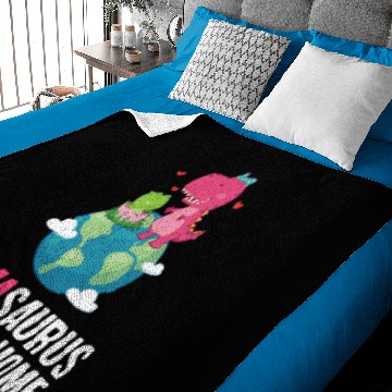 Discover Mamasaurus Trex Earth Day Save Planet Environment Baby Blankets