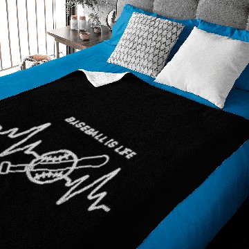 Discover Baseball is Life Baby Blankets