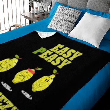 Discover EASY PEASY LEMON SQUEEZY Baby Blankets