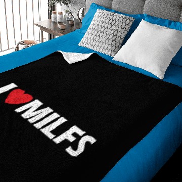 Discover I Love MILFS Baby Blankets