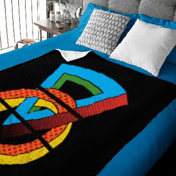 Discover The dotted circle Baby Blankets