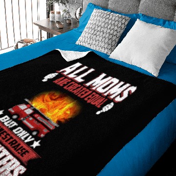 Discover Firefighter Mom Baby Blankets