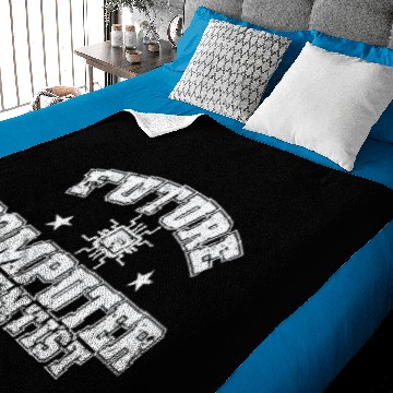 Discover Future Computer Scientist Software Internet Baby Blankets