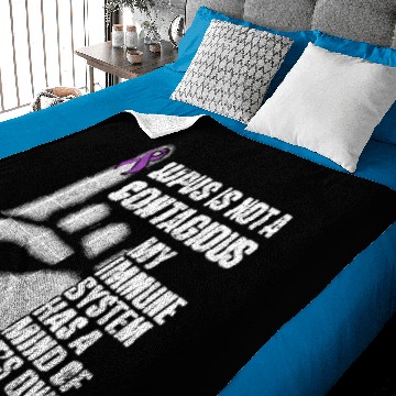 Discover Lupus Inspiring Survivor Warrior print Baby Blankets