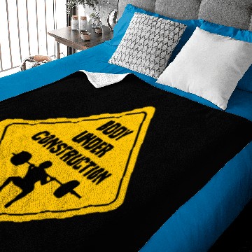 Discover Body under construction Baby Blankets