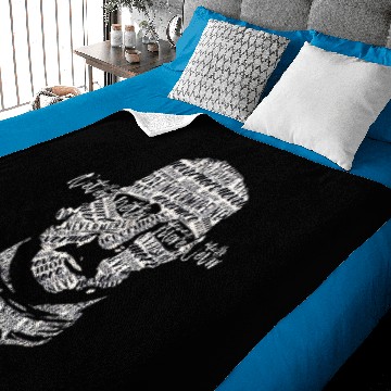 Discover E.A Poe Quote "Nevermore" Baby Blankets