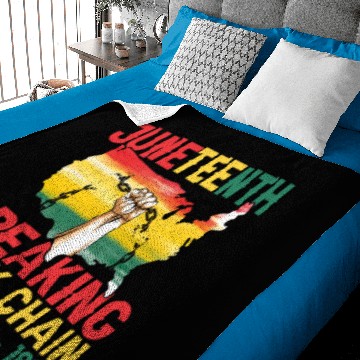 Discover Juneteenth - Breaking Every Chain Afrocentric Baby Blankets