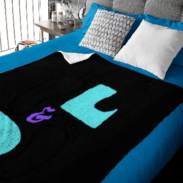 Discover L D Light Blue Baby Blankets