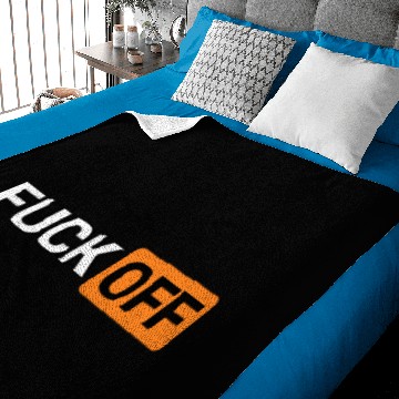 Discover Fuck off Baby Blankets