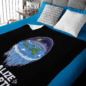 Discover Flat Earth Theory Flat Earth Army Earth Baby Blankets