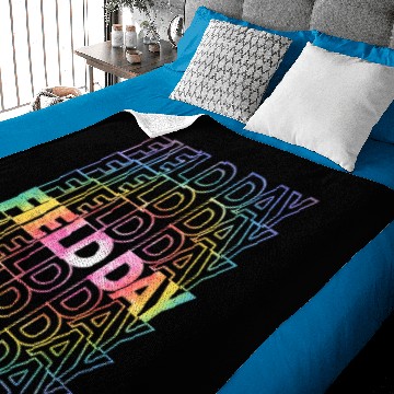 Discover Field Day Tie Dye BOHO Baby Blankets