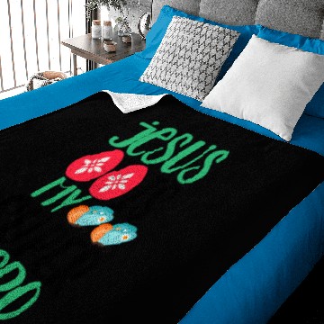 Discover jesus is my superhero Baby Blankets