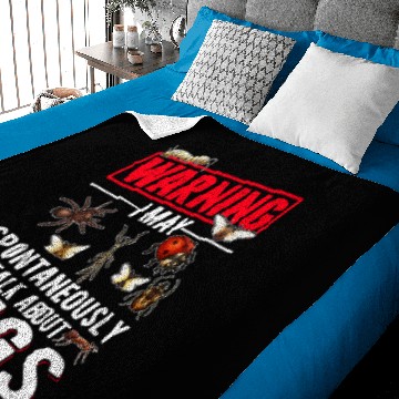 Discover Bug Lover Insects Entomologist Funny Science Baby Blankets