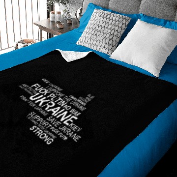 Discover I Stand with Ukraine | Support Ukraine Typography Baby Blankets