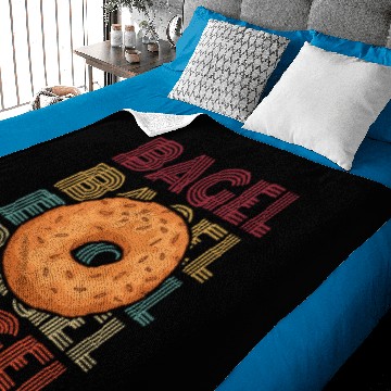 Discover Bagel Quote for a Bagel Maker Baby Blankets