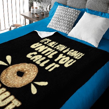 Discover Bagel Quote for a Bagel Maker Baby Blankets