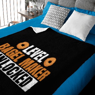 Discover Level Bagel Maker unlocked Quote for a Bagel Maker Baby Blankets