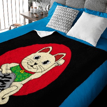 Discover Lucky Cat Baby Blankets