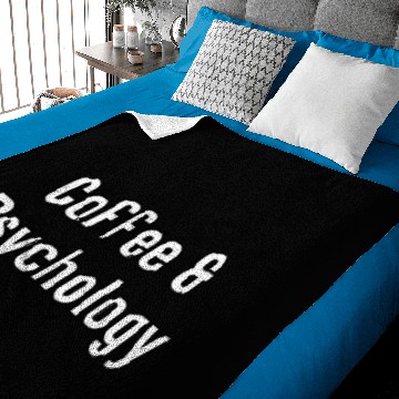 Discover Coffee and Psychology, Funny Psychology Baby Blankets