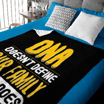 Discover DNA Does Not Define Family Love Does Baby Blankets