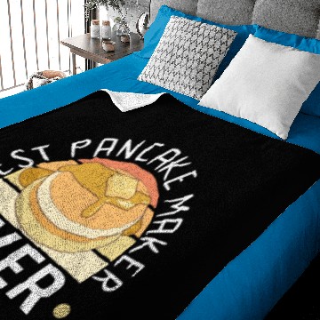 Discover Pancake Maker Pancake Lover Funny Waffle Baby Blankets