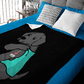 Discover I Love Mom Tattoo Great Dane Baby Blankets