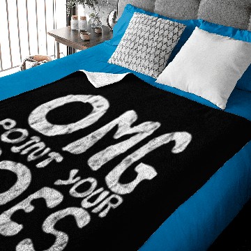 Discover Omg Point Your Toes 5 Baby Blankets