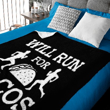 Discover Will Run For Tacos - Marathon Running Baby Blankets